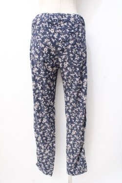 画像3: axes femme / 花柄レギンス  紺 Y-25-07-21-114-AX-PA-SZ-ZY