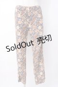 axes femme / 花柄レギンス  紺 Y-25-07-21-115-AX-PA-SZ-ZI