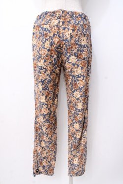 画像3: axes femme / 花柄レギンス  紺 Y-25-07-21-115-AX-PA-SZ-ZY