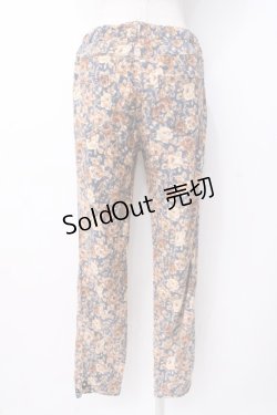 画像3: axes femme / 花柄レギンス  紺 Y-25-07-21-115-AX-PA-SZ-ZI
