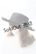 axes femme / 巻きバラレースカンカン帽  黒 Y-25-07-21-016-AX-AC-AS-ZY