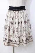 axes femme / シャンデリア柄スカート  生成り Y-25-07-21-122-AX-SK-SZ-ZY
