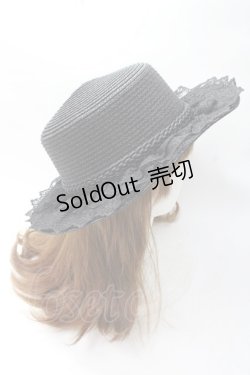 画像4: axes femme / 巻きバラレースカンカン帽  黒 Y-25-07-21-016-AX-AC-AS-ZY