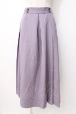 画像1: axes femme / プリーツロングスカート  ラベンダー Y-25-07-21-127-AX-SK-SZ-ZT480 (1)