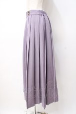 画像2: axes femme / プリーツロングスカート  ラベンダー Y-25-07-21-127-AX-SK-SZ-ZT480 (2)