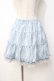 画像1: axes femme / シャドーチェックペチ的ミニスカート M サックス Y-25-07-21-129-AX-SK-SZ-ZY (1)