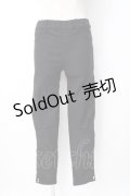 axes femme / 裾デザインストレッチパギンス M 黒 Y-25-07-21-130-AX-PA-SZ-ZI