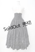 ATELIER PIERROT / ロングコルセットスカート  黒 Y-25-07-21-134-EL-SK-SZ-ZY