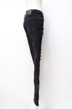 画像2: HYSTERIC GLAMOUR / ダメージレーススタッズパンツ XS 黒 Y-25-07-21-140-PU-PA-SZ-ZY
