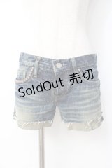 HYSTERIC GLAMOUR / スタッズデニムショートパンツ XS インディゴ Y-25-07-21-141-PU-PA-SZ-ZY