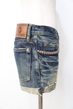 画像2: HYSTERIC GLAMOUR / スタッズデニムショートパンツ XS インディゴ Y-25-07-21-141-PU-PA-SZ-ZY