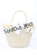 BABY,THE STARS SHINE BRIGHT / Le bouquetかごBAG  白 Y-25-07-21-018-BA-BG-SZ-ZY