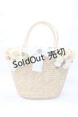 BABY,THE STARS SHINE BRIGHT / Le bouquetかごBAG  白 Y-25-07-21-018-BA-BG-SZ-ZY