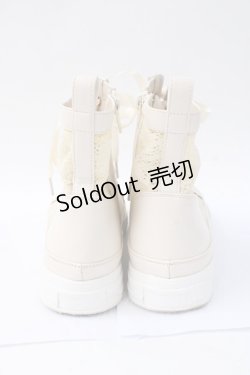 画像3: axes femme / レースハイカットスニーカー L ベージュ Y-25-07-21-020-AX-SH-AS-ZY