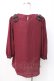 画像3: axes femme / シフォンレーストップス  ワイン Y-25-07-21-030-AX-TO-SZ-ZY (3)