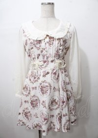 LIZ LISA / アンティークローズ柄ワンピース 0 オフ Y-25-07-22-028-LO-OP-SZ-ZI