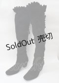 LIZ LISA / レースアップブーツ L 黒 Y-25-07-22-004-LO-SH-SZ-ZY
