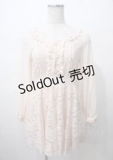 LIZ LISA / レース切替ワンピース 0 ピンク Y-25-07-22-031-LO-OP-SZ-ZI