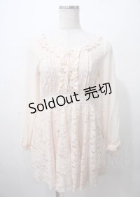 LIZ LISA / レース切替ワンピース 0 ピンク Y-25-07-22-031-LO-OP-SZ-ZI