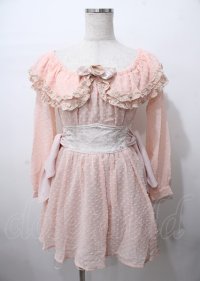 LIZ LISA / ドビードットオフショルワンピース 0 ピンク Y-25-07-22-034-LO-OP-SZ-ZY