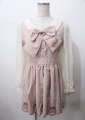 LIZ LISA / スカラップチェリーワンピース 0 ピンク Y-25-07-22-036-LO-OP-SZ-ZY