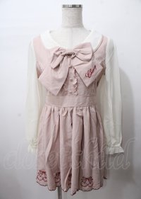 LIZ LISA / スカラップチェリーワンピース 0 ピンク Y-25-07-22-036-LO-OP-SZ-ZI