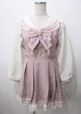 LIZ LISA / セーラー衿ワンピース 0 ピンク Y-25-07-22-037-LO-OP-SZ-ZI