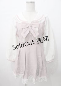 LIZ LISA / セーラー衿ワンピース 0 ピンク Y-25-07-22-037-LO-OP-SZ-ZI