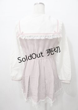 画像2: LIZ LISA / セーラー衿ワンピース 0 ピンク Y-25-07-22-037-LO-OP-SZ-ZI