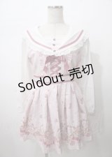 LIZ LISA / メイクアップラビット柄ワンピース 0 ピンク Y-25-07-22-039-LO-OP-SZ-ZY
