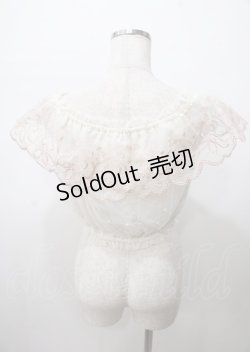 画像2: LIZ LISA / バレエ刺繍トップス 0 アイボリー Y-25-07-22-040-LO-TO-SZ-ZI