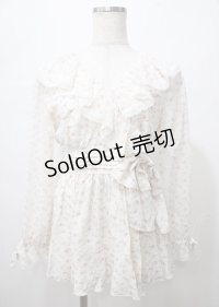 LIZ LISA / 小花柄トップス 0 オフ白 Y-25-07-22-042-LO-TO-SZ-ZI