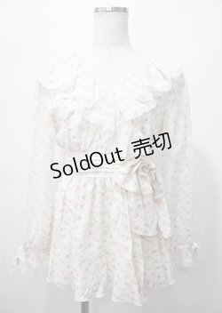 画像1: LIZ LISA / 小花柄トップス 0 オフ白 Y-25-07-22-042-LO-TO-SZ-ZI