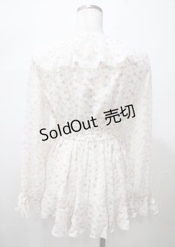 画像2: LIZ LISA / 小花柄トップス 0 オフ白 Y-25-07-22-042-LO-TO-SZ-ZI