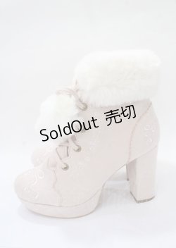 画像2: LIZ LISA / 刺繍ショートブーツ L ピンク Y-25-07-22-005-LO-SH-SZ-ZY