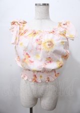 LIZ LISA / ひまわり×パフェトップス 0 ピンク Y-25-07-22-046-LO-TO-SZ-ZI