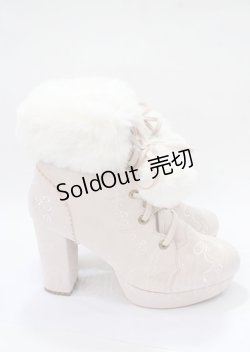 画像4: LIZ LISA / 刺繍ショートブーツ L ピンク Y-25-07-22-005-LO-SH-SZ-ZY