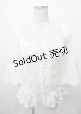 LIZ LISA / はしごレーススクエアブラウス 0 オフ白 Y-25-07-22-051-LO-BL-SZ-ZI
