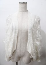 LIZ LISA / レースアップボレロ 0 オフ白 Y-25-07-22-053-LO-TO-SZ-ZY