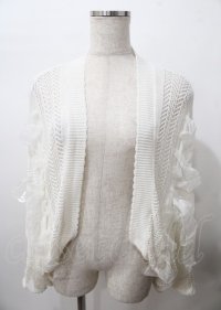 LIZ LISA / レースアップボレロ 0 オフ白 Y-25-07-22-053-LO-TO-SZ-ZI