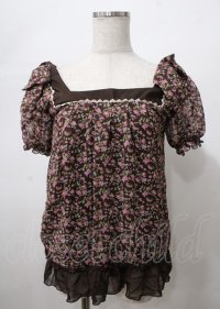 LIZ LISA / 小花柄シフォントップス 0 ブラウン Y-25-07-22-056-LO-TO-SZ-ZY