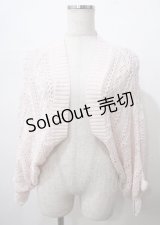 LIZ LISA / 透かしニットモモンガボレロ 0 ピンク Y-25-07-22-057-LO-TO-SZ-ZY