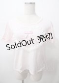LIZ LISA / チュールハートパフTシャツ 0 ピンク Y-25-07-22-058-LO-TO-SZ-ZY
