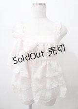 LIZ LISA / チェックフリルキャミソール 0 ピンク Y-25-07-22-061-LO-TO-SZ-ZY