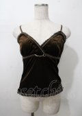 LIZ LISA Doll / ベロアキャミソール M ブラウン Y-25-07-22-063-LO-TO-SZ-ZY