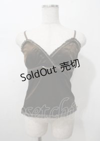 LIZ LISA Doll / ベロアキャミソール M ブラウン Y-25-07-22-063-LO-TO-SZ-ZY