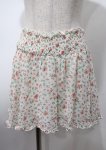 画像1: LIZ LISA / 小花柄シフォンミニスカート 0 オフ白 Y-25-07-22-075-LO-SK-SZ-ZI (1)