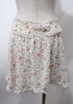 画像2: LIZ LISA / 小花柄シフォンミニスカート 0 オフ白 Y-25-07-22-075-LO-SK-SZ-ZI (2)