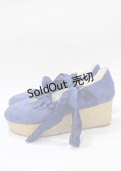 画像2: LIZ LISA / コットンレースバレリーナシューズ L 紺 Y-25-07-22-010-LO-SH-SZ-ZT501