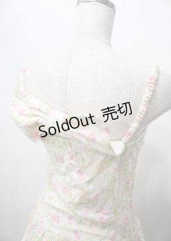 画像4: LIZ LISA / 水彩柄BIGリボンミニワンピ 0 オフ Y-25-07-22-019-LO-OP-SZ-ZT017